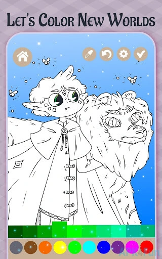 Imagination Coloring book Screenshot Image