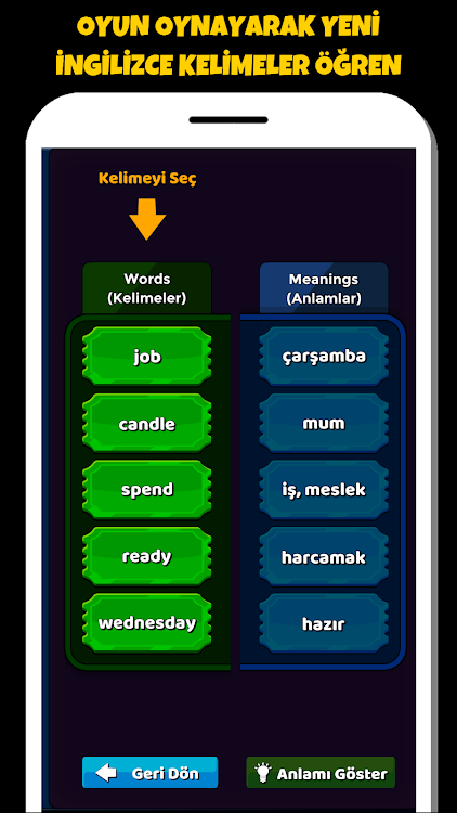 #1. İngilizce Kelime Öğrenme Oyunu (Android) By: Gusta Gaming