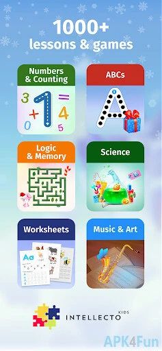 Intellecto Kids Learning Games Screenshot Image