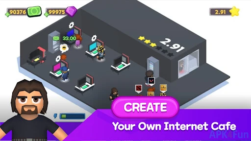 Internet Cafe Creator Idle Screenshot Image