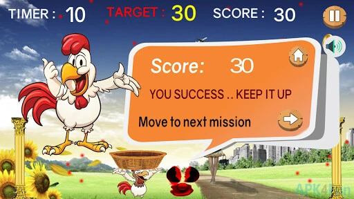 Invaders Chicken Eggs Screenshot Image