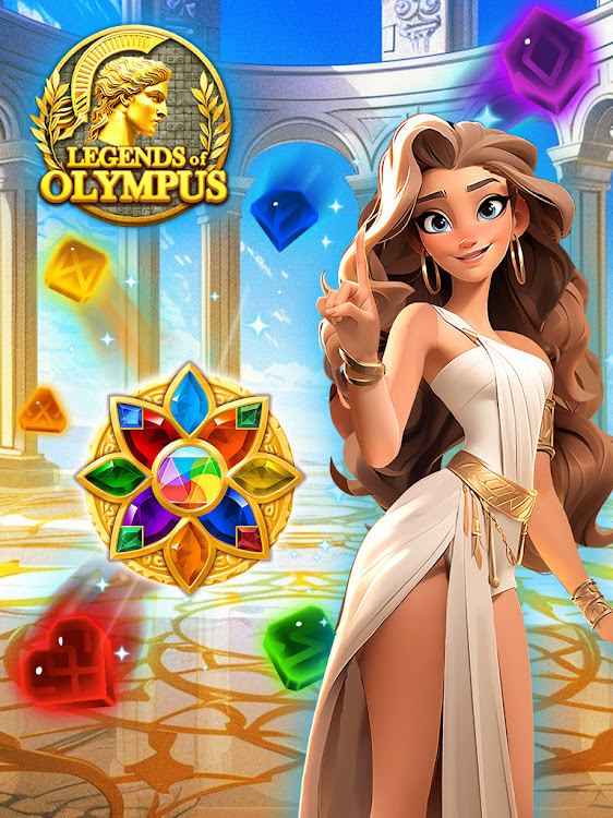 #1. Jewel Legends Of Olympus (Android) By: V2R