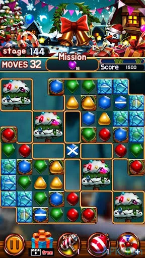 Jewel Snow Puzzle Screenshot Image