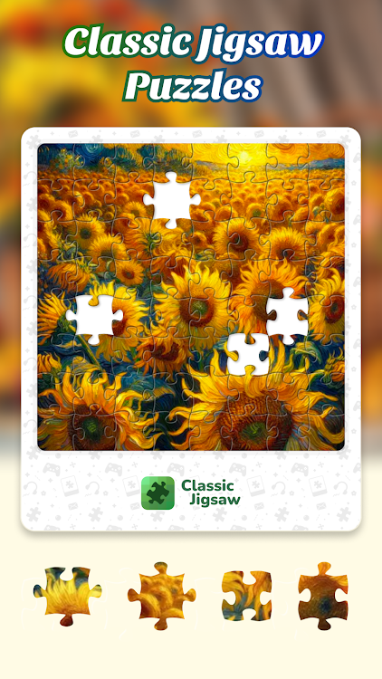 #1. Jigsaw Puzzle - Classic Jigsaw (Android) By: Coloring Game Studio@RabiGame