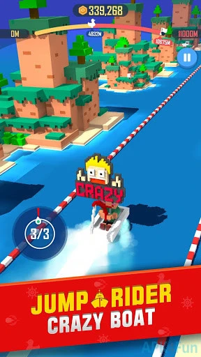 Jump Rider: Crazy Boat Screenshot Image