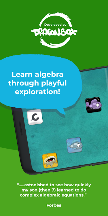 #1. Kahoot! Algebra 2 by DragonBox (Android) By: Kahoot!