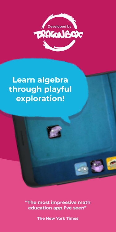 #1. Kahoot! Algebra by DragonBox (Android) By: Kahoot!