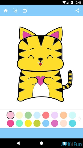 Kawaii Coloring Pages Screenshot Image