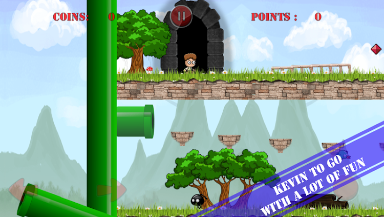 #1. Kevin to go - Jump & Run (Android) By: Hoogames