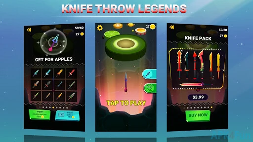 Knife Throw Legends Screenshot Image