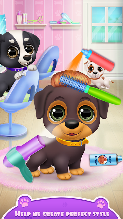 #2. Labrador dog salon - pet games (Android) By: Pi Games Studio