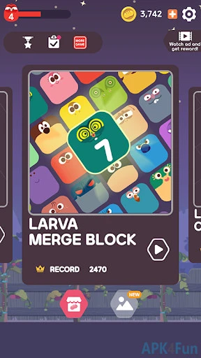 Larva Puzzle Collection Screenshot Image