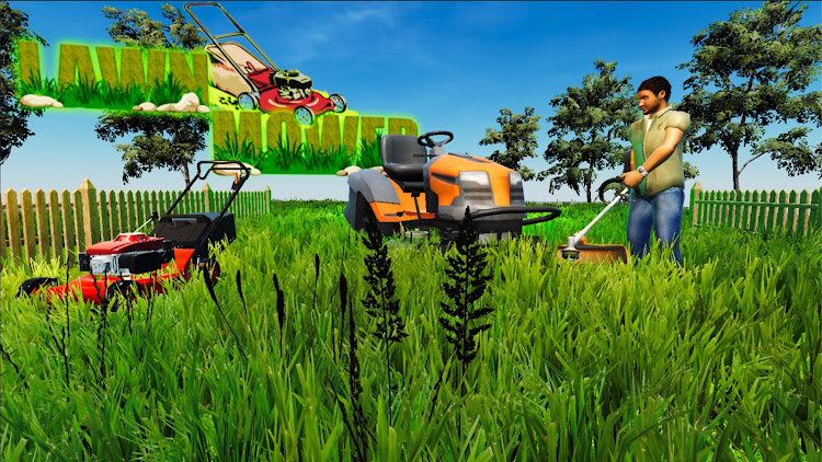 #1. Lawn Mower Simulator 2024 (Android) By: DarkPlay Game