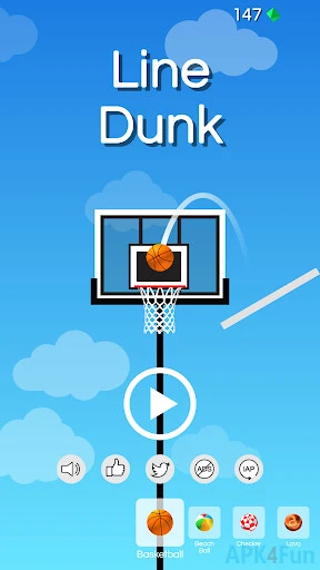 Line Dunk Screenshot Image