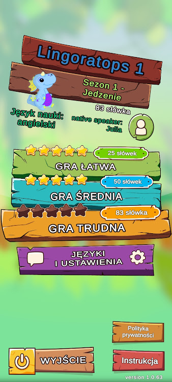 #1. Lingoratops 1 (Android) By: Apilingo sp. z o. o.