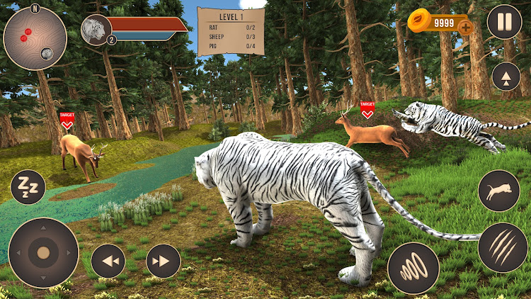 #1. Lion Games & Animal Hunting 3D (Android) By: Darwin Games