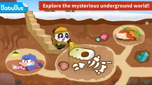 Little Panda: Underground City Screenshot Image