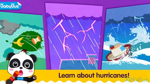 Little Panda's Weather: Hurricane Screenshot Image