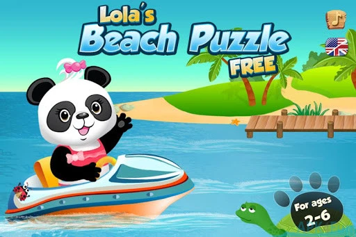 Lola's Beach Puzzle Lite Screenshot Image