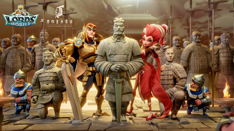 #1. Lords Mobile: Last Rise of Qin (Android) By: IGG.COM