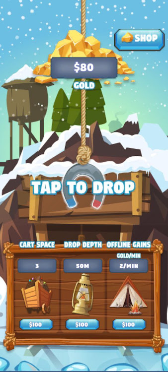 #1. Magnet Miner Winter Edition (Android) By: Ray Mobile Games