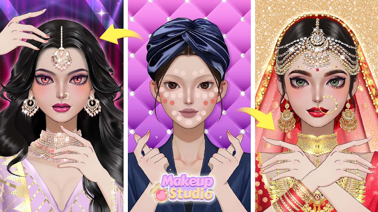 #1. Makeup Studio: Beauty Makeover (Android) By: Mind Crush