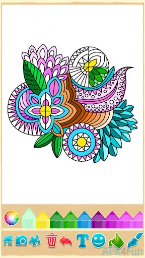 Mandala Coloring Joy Screenshot Image