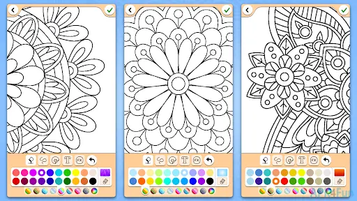 Mandala Coloring Pages Screenshot Image