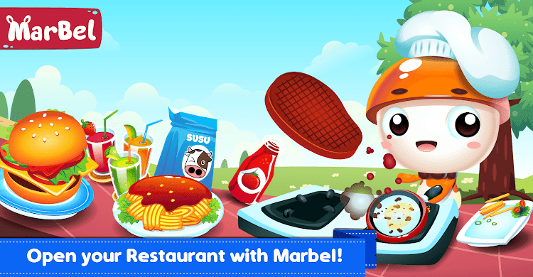 #1. Marbel Restaurant - Kids Games (Android) By: Educa Studio