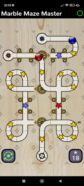 #1. Marble Maze Master (Android) By: koje