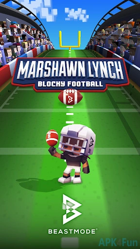 Marshawn Lynch Blocky Football Screenshot Image