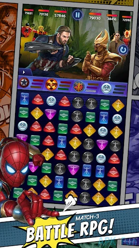 Marvel Puzzle Quest Screenshot Image