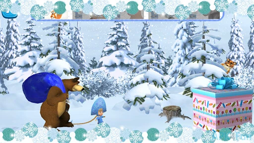 Masha and The Bear: Xmas Shopping Screenshot Image