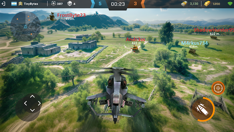 #1. Massive Warfare: Tanks PvP War (Android) By: TinyBytes