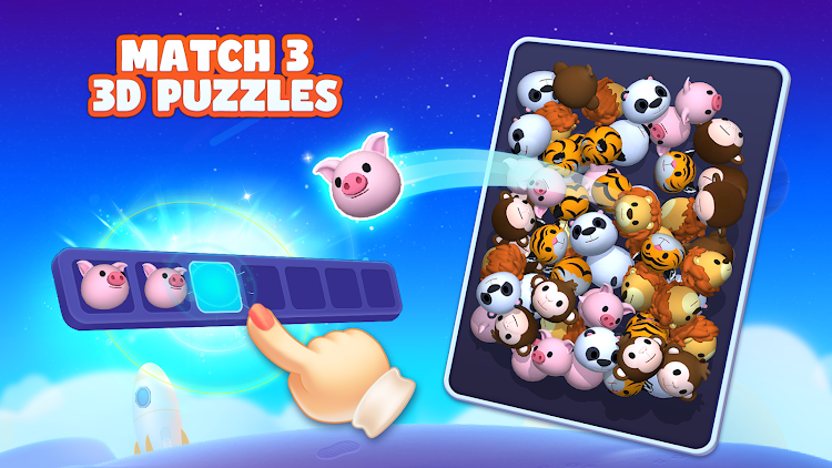 #1. Match Mania 3D - Triple Match (Android) By: Joygame Studio