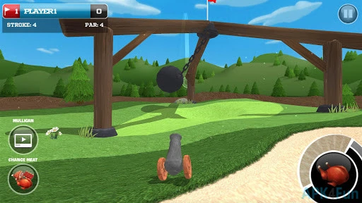 Meat Cannon Golf Screenshot Image