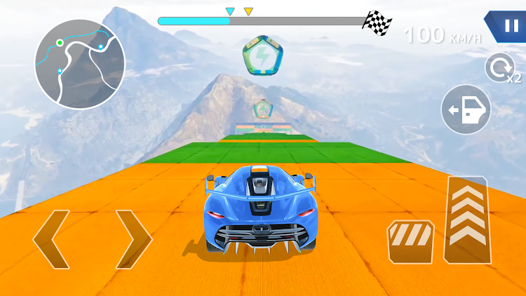 #1. Mega Ramp: Car Stunt Races (Android) By: Remy Games