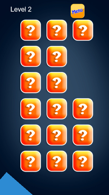 #1. Memory game (Android) By: Basil Benny