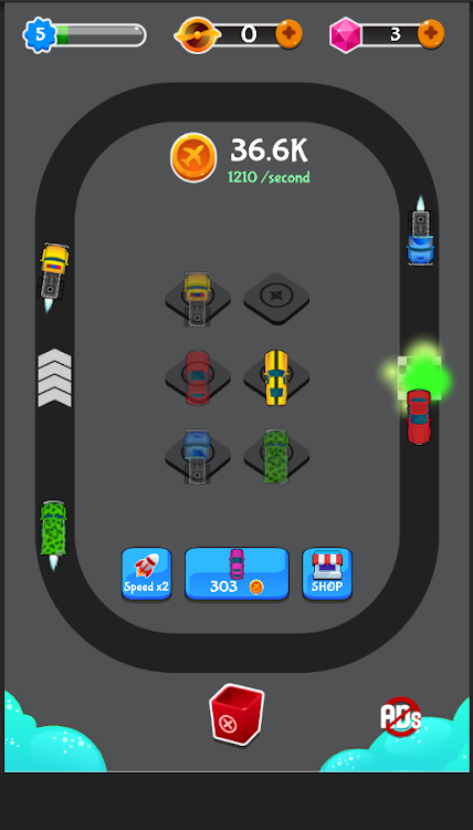 #1. Merge Car (Android) By: Busy Gamers