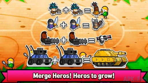 Merge Heroes Battle Screenshot Image