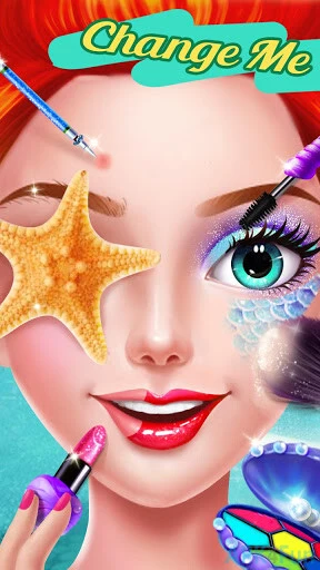 Mermaid Makeup Salon Screenshot Image