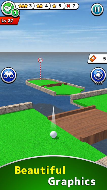 #1. Mini Golf 100+ (Putt-Putt) (Android) By: Wasabi Applications (わさびアプリ)