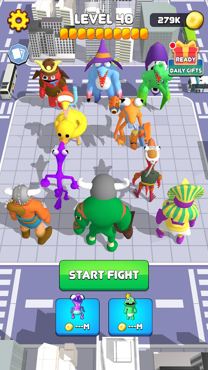 #1. Monster Friends Merge Battle (Android) By: ROBUST GAME STUDIO