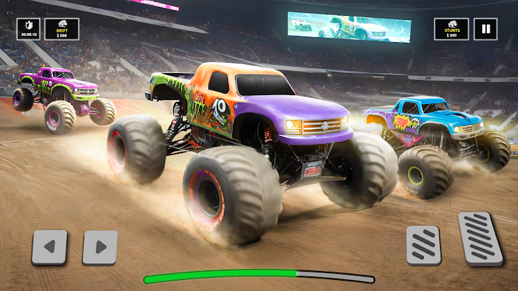 #1. Monster Truck Games - MTD (Android) By: Connect Game Studios - Car Racing Games