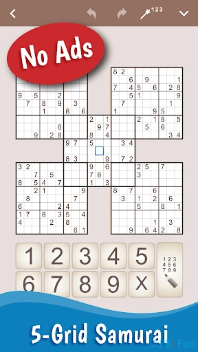 MultiSudoku: Samurai Puzzles Screenshot Image