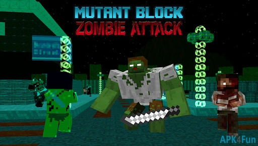 Mutant Block Zombie Attack Screenshot Image