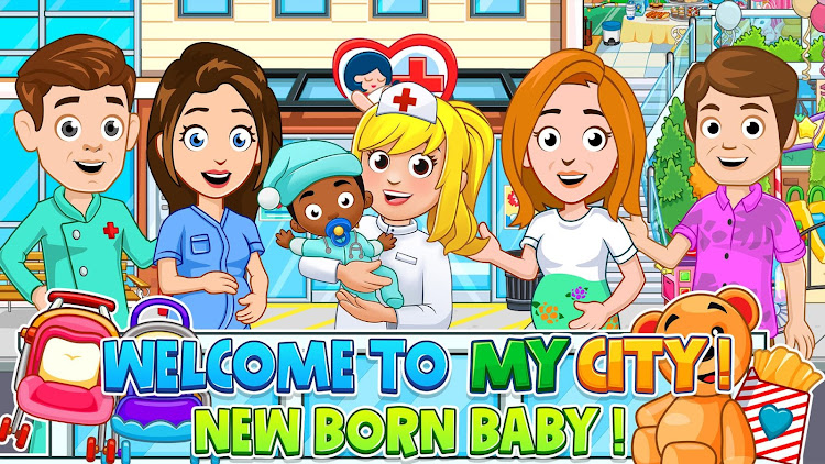 #1. My City : Newborn baby (Android) By: My Town Games Ltd