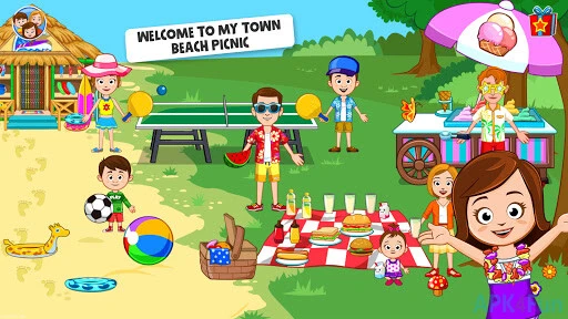 My Town: Beach Picnic Free Screenshot Image