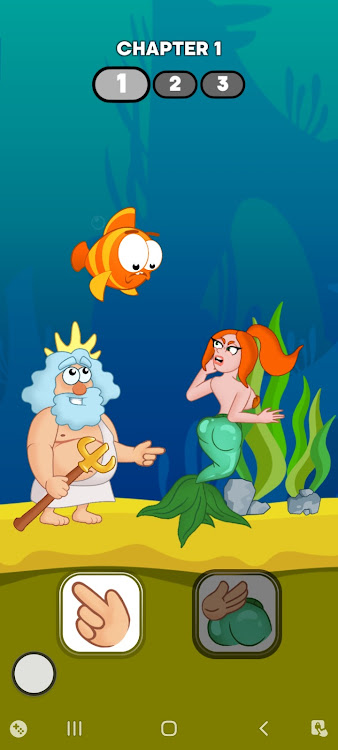 #1. Neptune vs Mermaid: Fish Prank (Android) By: JoyBits Ltd.