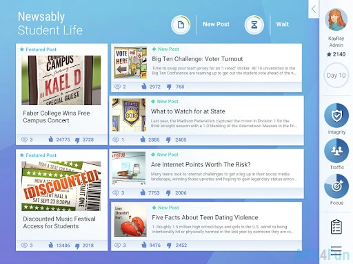 NewsFeed Defenders Screenshot Image